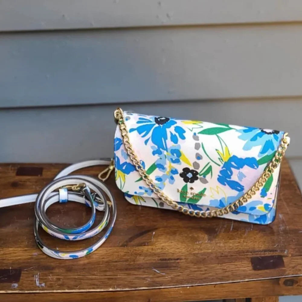 Kate Spade Madison Floral Lilly Pouchette NWT!